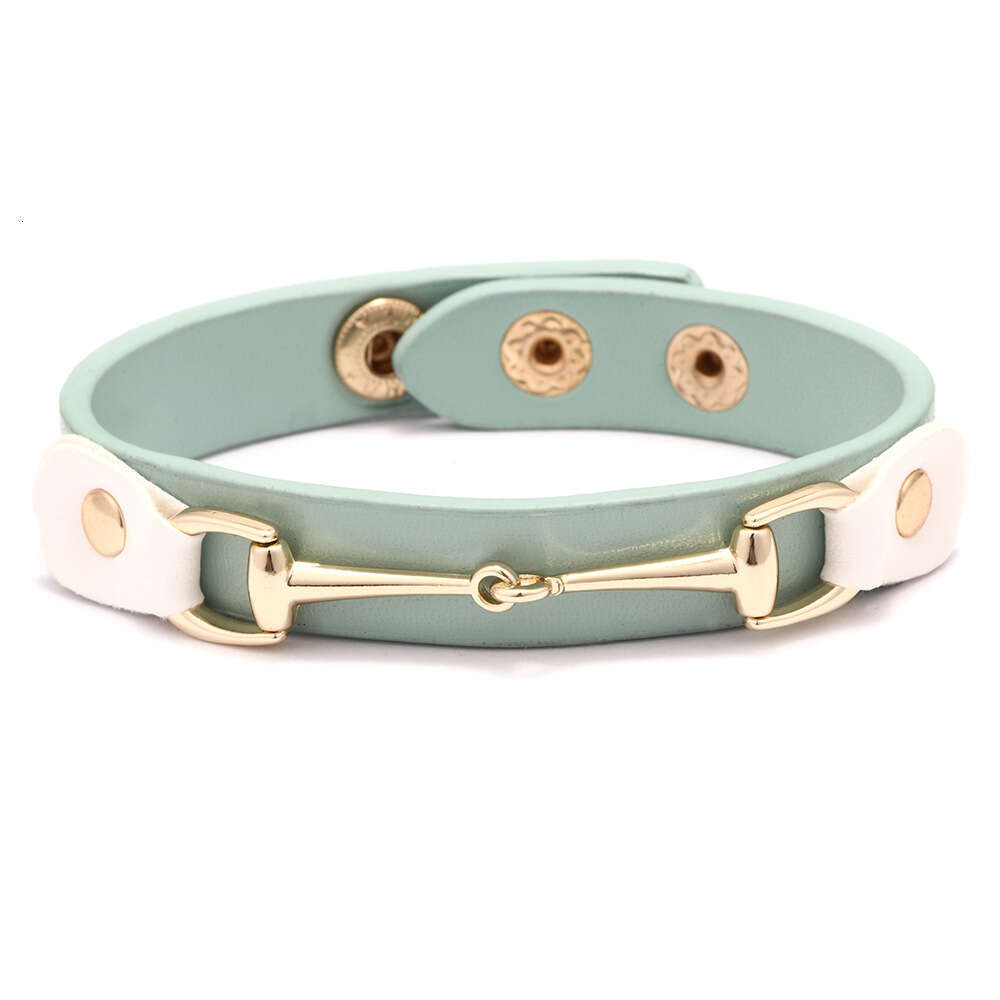 Temu alloy bracelet is fashionable minimalist. Bracelet can be adjusted with a horseshoe buckle, making it versatile and luxurious for women