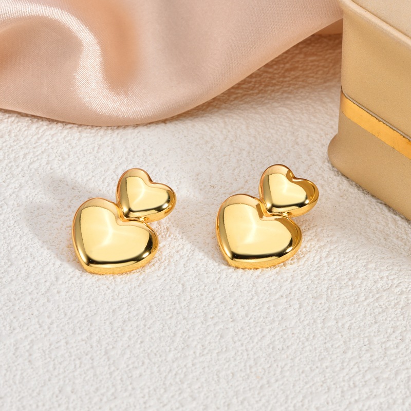 earrings designer jewelry women earring for men orecchini Earrings Fashion Women 18K Gold Plated Stainless Steel Geometry Earring Sweet Girls Wedding 