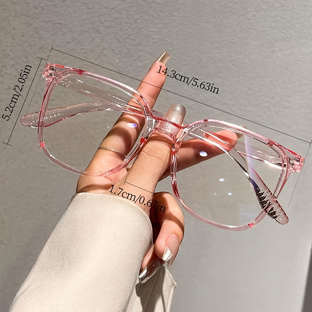 4 pairs of summer unisex minimalist style glasses, casual glasses for daily use, and fashionable accessories suitable for outdoor activities