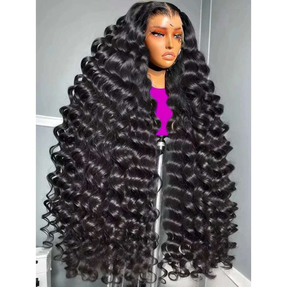 30 40 Inch Loose Deep Wave 13X6 HD Frontal 250 Density 13X4 Curly Lace Front Human Hair Wig Brazilian For Women