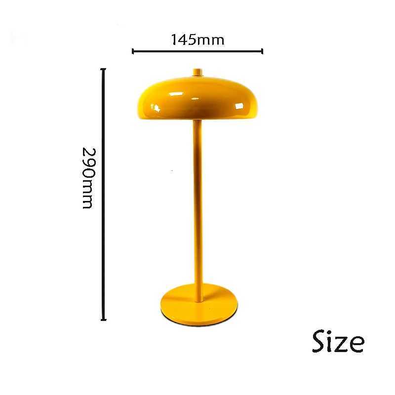 Cmoonfall Rechargeable Nordic Led Bed Side Touch Lamp Coffee Table Decor Bedroom Decoration For Study Bedside Desk Night LightM251125