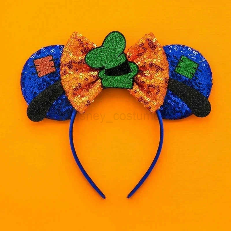 Disney Mickey Mouse Ear Headband Baby Girl Daisy Duck Hair Donald Duck Head Wear Adult Female Bow Hair Accessories X250425