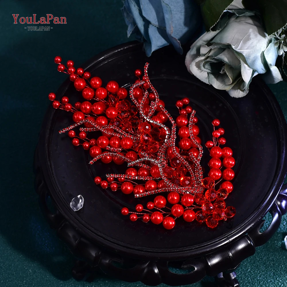 YouLaPan Fashion Crystal Wedding Tiaras Bridal Headband Handmade Brides Hair Accessories Banquet Party Prom Hair Jewelr HP739 250420