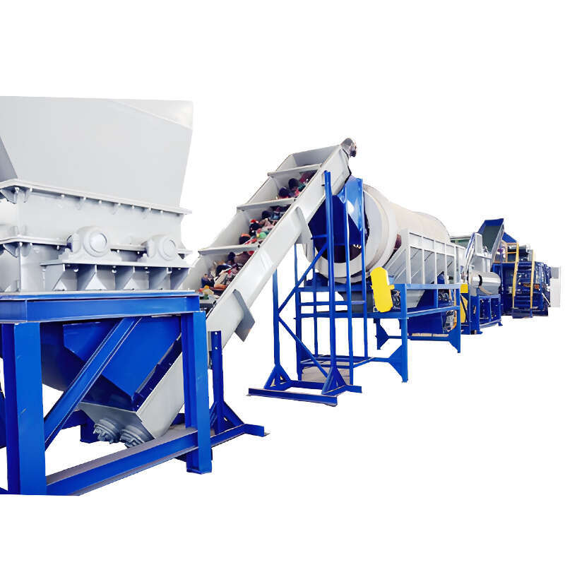 Custom Capacity PET Bottle Recycling Washing Line Low Energy Consumption
