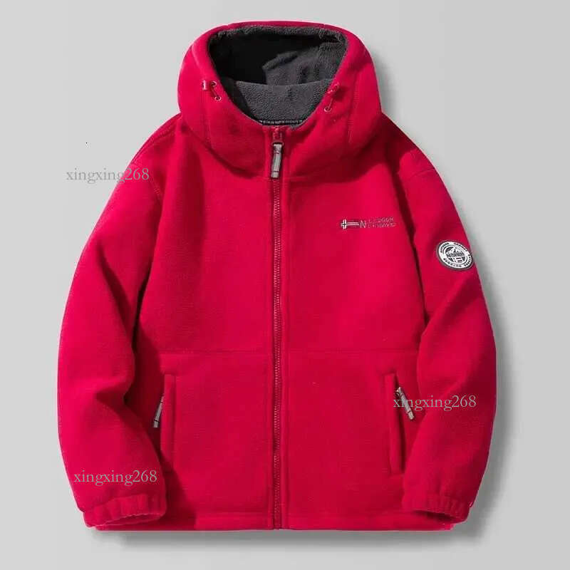 Men's Down Parkas Winter thick mens wool jacket hooded casual outdoor polar cold protective jacket warm Norwegian polar jacket plus jacket Q240807