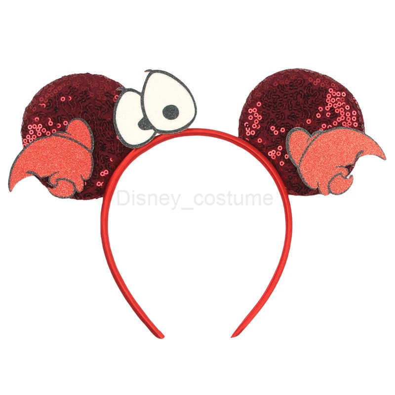 Disney Festival Party Role Playing Mouse Ear Headband 3.3 Ears Sparkling Hair Boy Bow Free DIY Cartoon Hair Accessories X250425