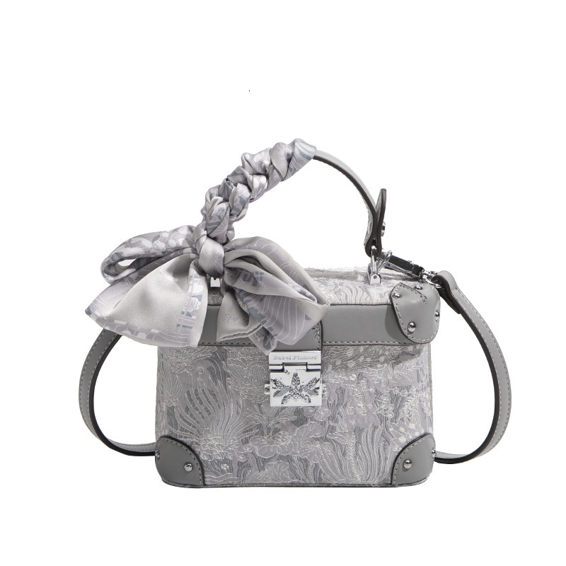 2025 New Embroidered Texture Designer Bag Women's Retro Fashion PU Leather One-shoulder Crossbody Handbag
