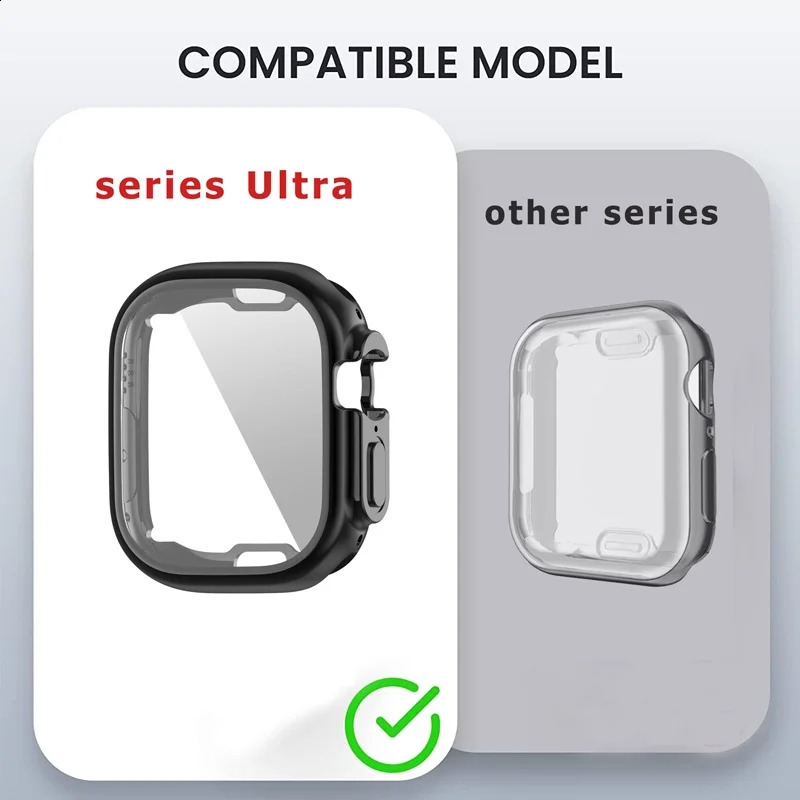 CaseStrap Band Ultra2 49mm Stainless Steel Metal Strap For Apple Watch 9 41 45MM 44mm 40mm SE Series 8 7 6 5 4 Cover 250425