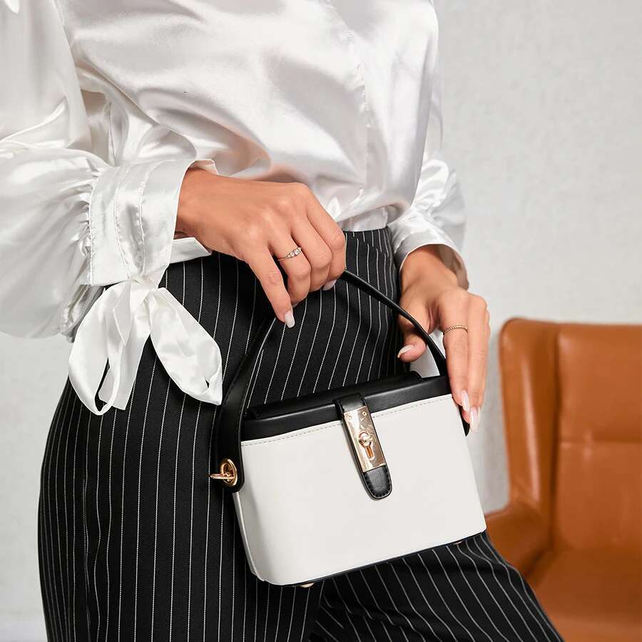 2024 Popular Trendy High-Quality Box Crossbody Shoulder Bag Leather Women's Bags New Messenger Handbag