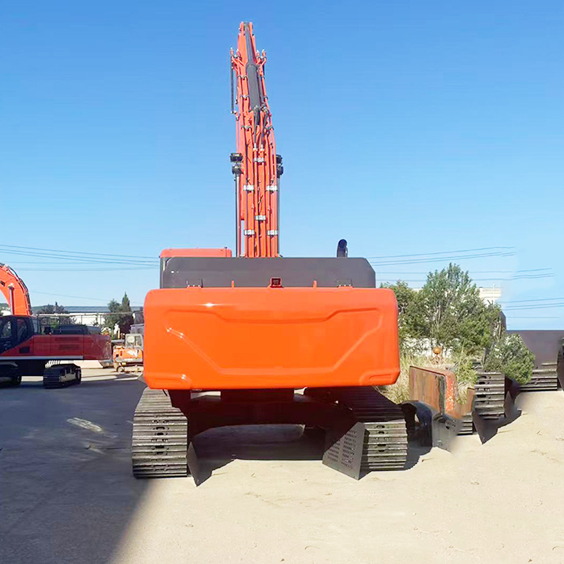 China Cheap 4x4 Wheel Drive Backhoe Loader 7.5Ton Large Excavator JG75X CE Certified