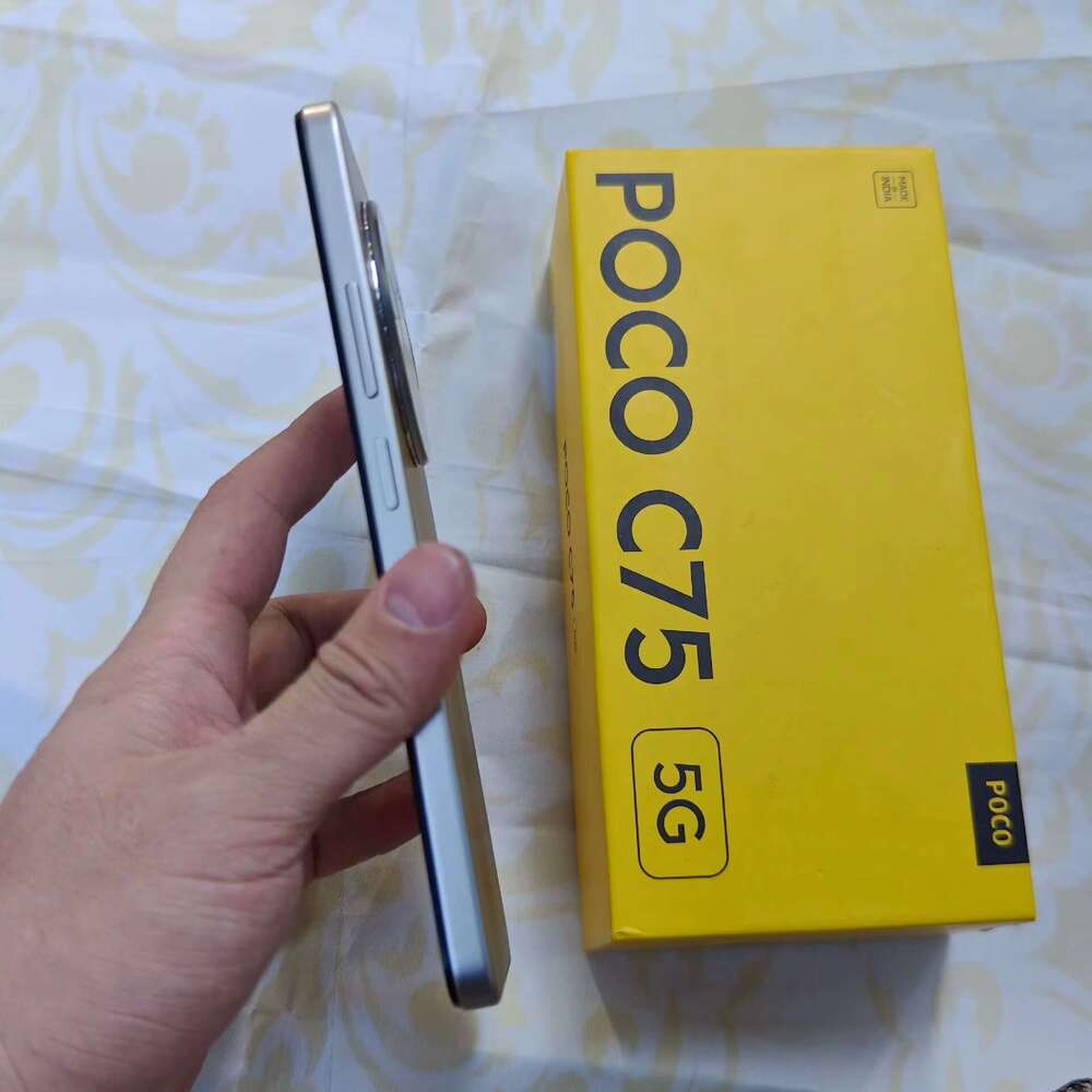 New 5G smartphone POCO C75 version 256G display 120Hz 5160mAh 50MP with NFC