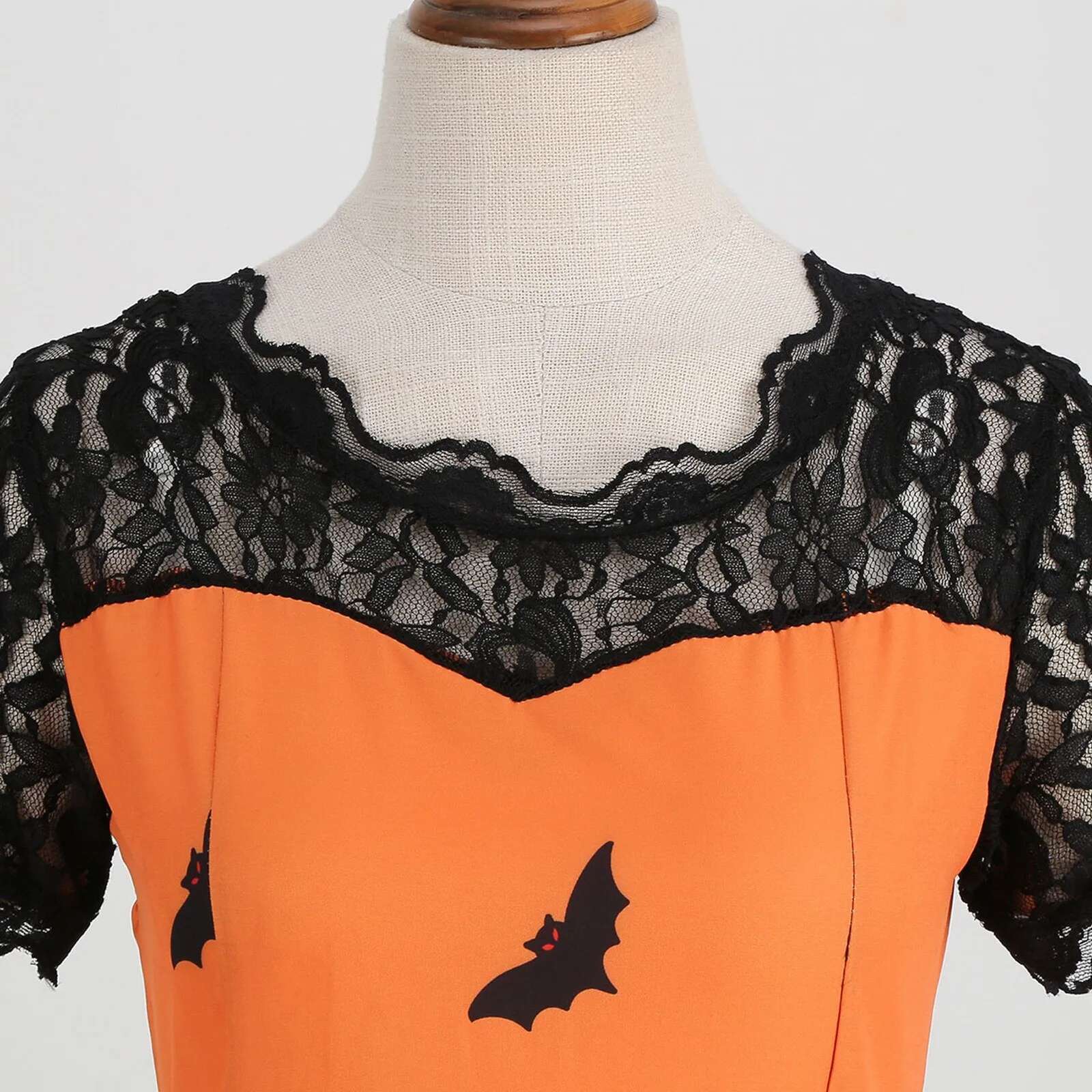 Dongdumaoyi Fancy Magic Witch Halloween Costume Women Bat Ghost Gothic Black Dress Carnival Party Princess