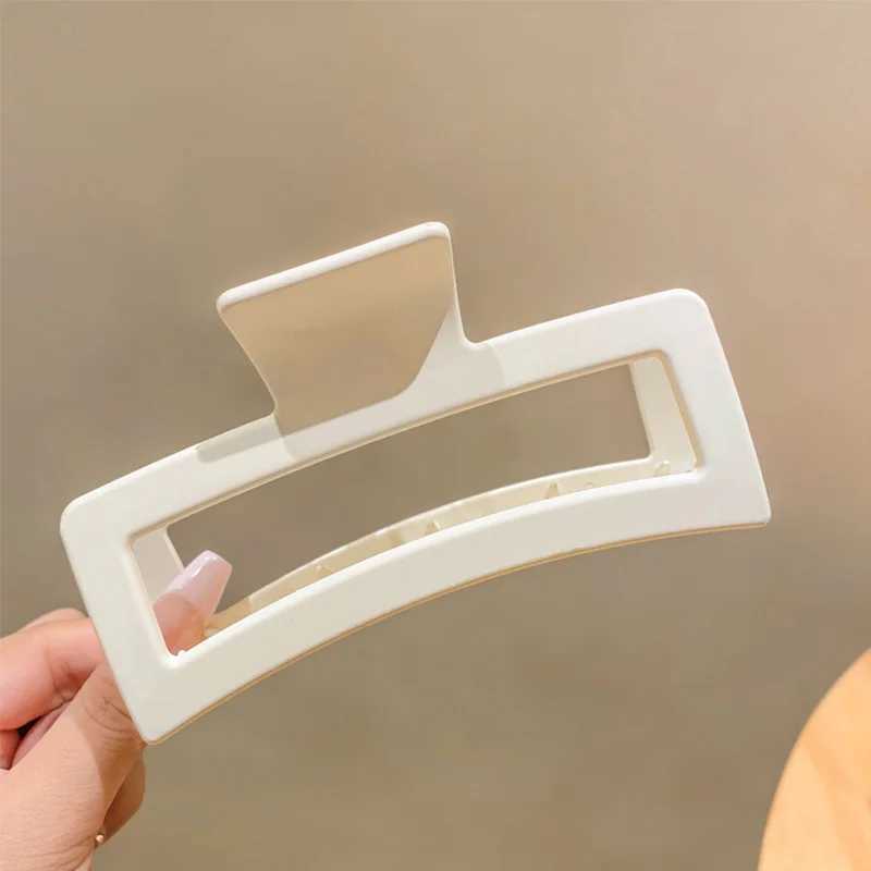 1 piece of oversized 13cm hair size shark clip square clip back of head clip headband disc-shaped hair hair clip femaleT250425