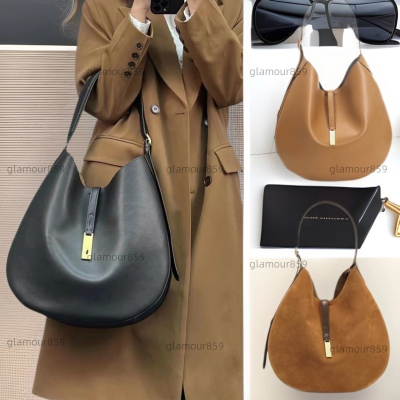 POlo * L tote high-quality 2024 autumn and winter new shoulder can be sung cowhide womens crossbody bag