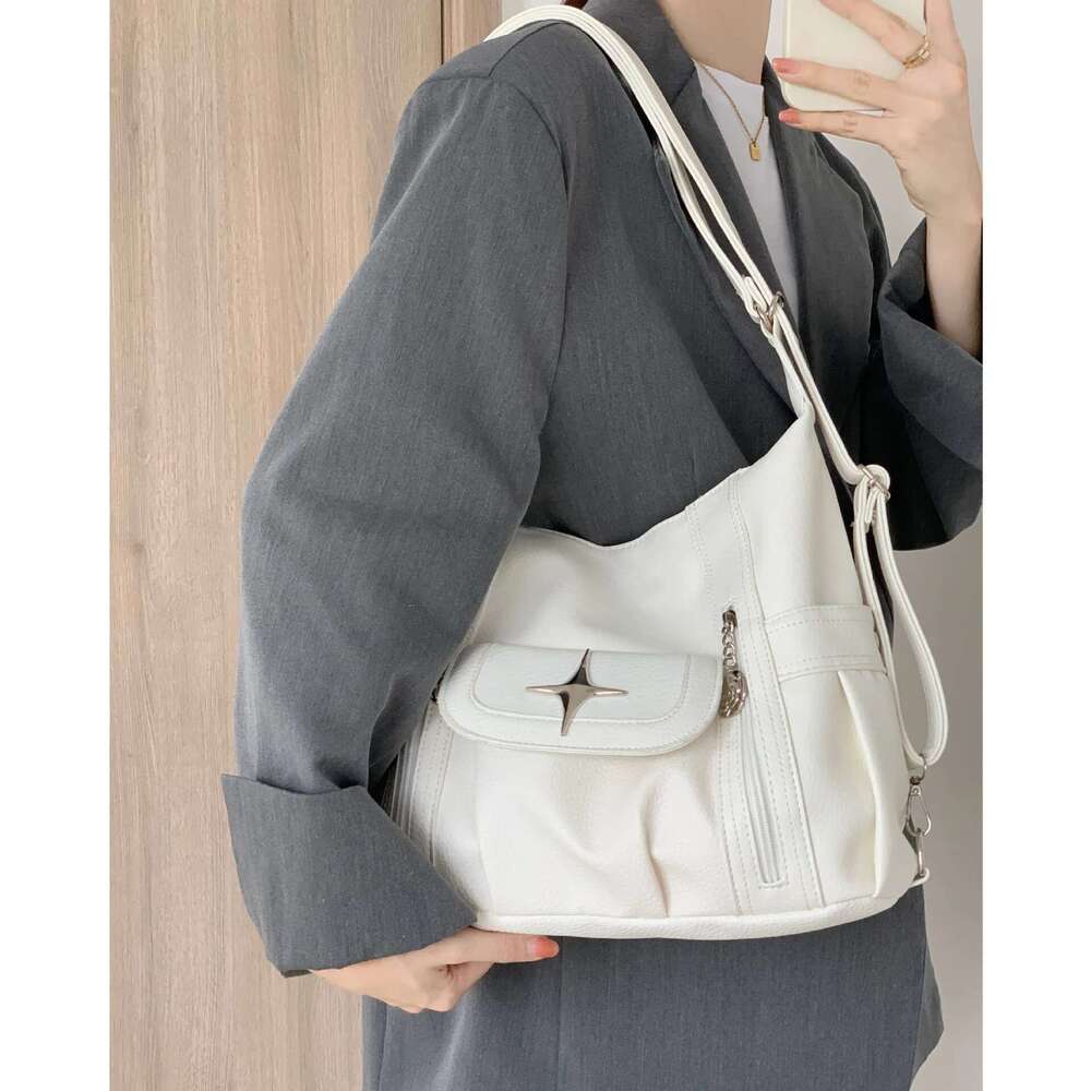 Designer Bag Women's Nice Bag Fashion Korean Version Single Shoulder Straddle Large Capacity Student Travel Bolso Grandebag New In Handbag