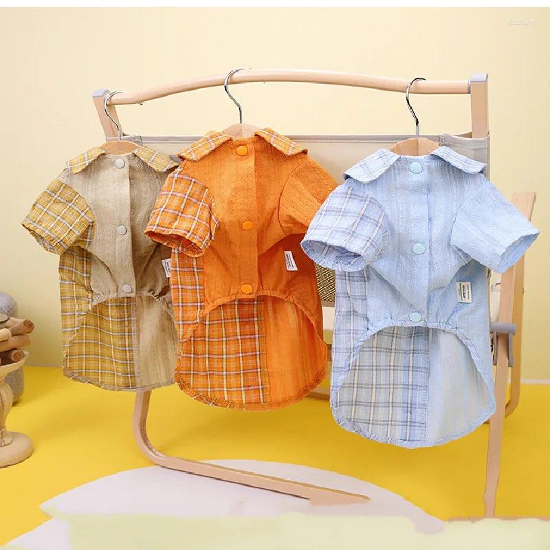 Couple Dog Clothes Shirt Dress Summer Pet Apparel Pomeranian Maltese Poodle Bichon Frise Schnauzer Clothing Puppy Costumes