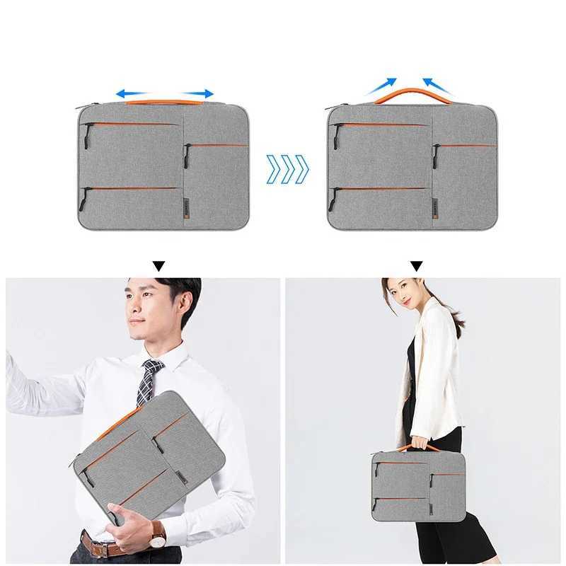 Laptop Bag 13 15 16 Inch Waterproof Notebook Case Sleeve For Macbook Air Pro 13 15 16 Computer Handbag Briefcase BagT251125