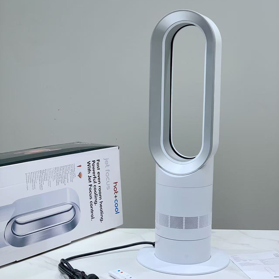 Direct Bladeless Electric Fan Household Foldable Handle Designer Desktop Floor Standing Small Blower Silent Tower Shaking Fan 360° Air Multiplier Technology