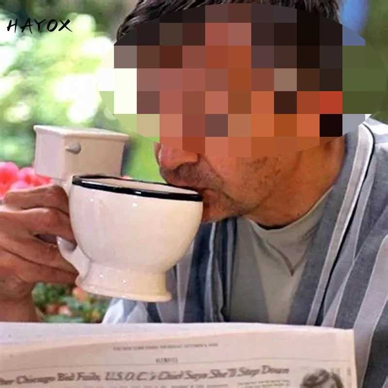 Creative and Quirky Ceramic Mugs Novelty Toilet Ceramic Mug with Handle 300ml Coffee Tea Milk Ice Cream Cup Funny for Gift Toile Y251125