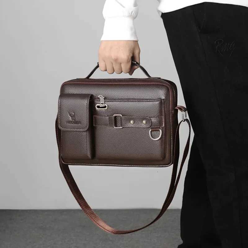 Suitcase Bag Men Leather Womens Briefcase Bag Mens Executive Briefcase in Legitimate Leather Designer Luxury Bags HandbagT251125