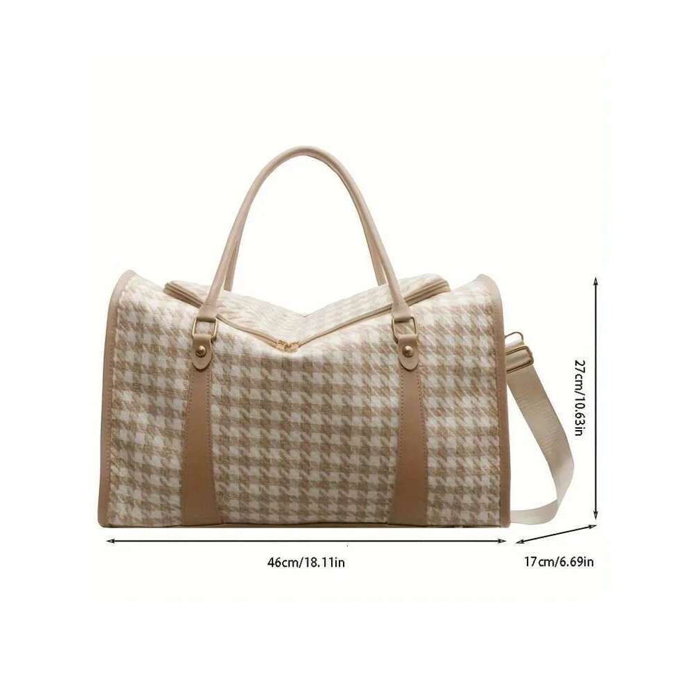Designer Bag Portable Vintage Travel Duffle Large Capacity Womens Sports Fiess Storage Gym Handbag Weekender Overnight Bag