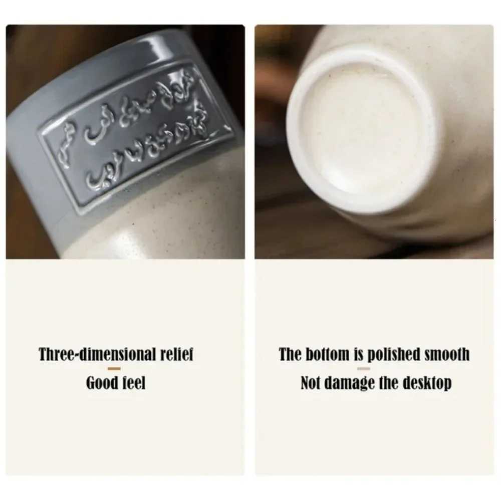 265ml Large capacity Saudi Style Mug Milk Ice Coffee Cup Ceramic Couple Cup Office Mug Gift for Friends Middle Eastern Y251125