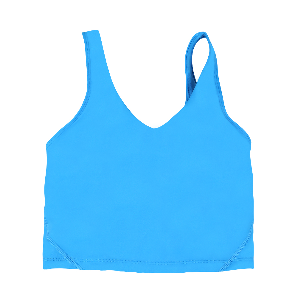 L188 Women's yoga exercise top gym women's U-shaped vest with chest cushion shock-absorbing and sweat absorbing exercise top bra