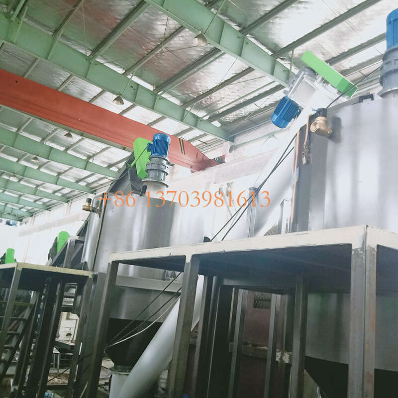 PET Bottle Recycling Line Washing Crushing Dewatering Drying System