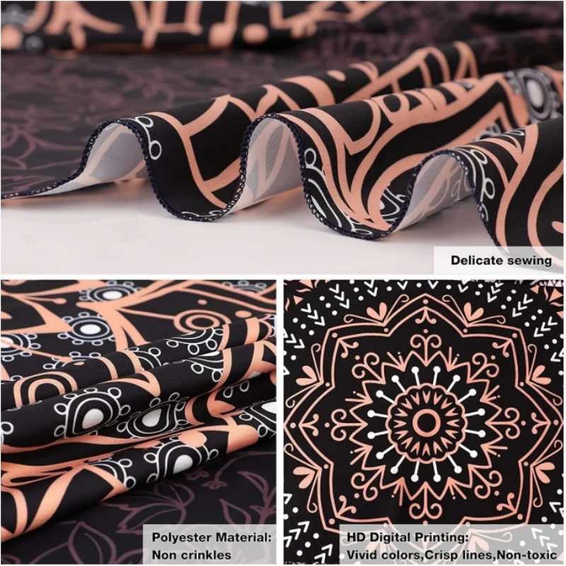 VIKAMA Christmas Tapestry Machine Washable Pine Branch Snowflake Print Wall Tapestry Living Room Bedroom Background Wall DecorM251125