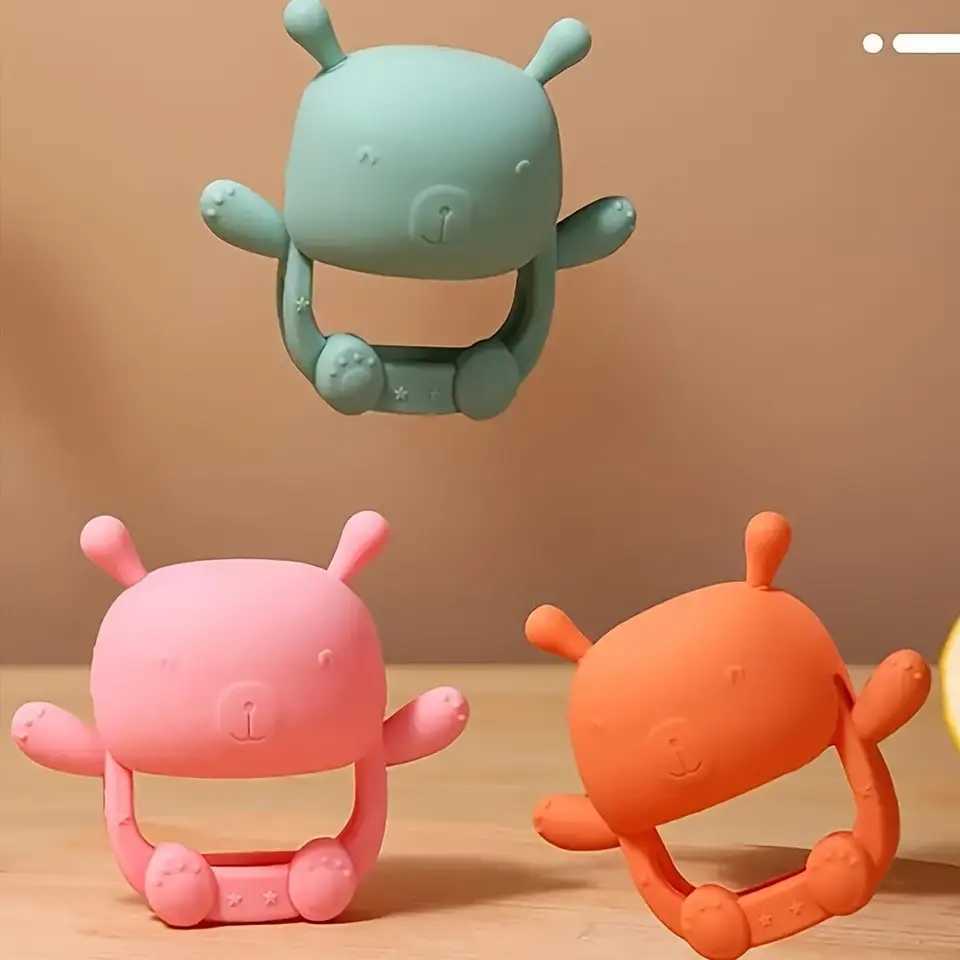 Fun Baby Silicone Teether Soft Teething Toy Gum Training Massage Molar Stick Perfect Gift for New Moms G251125