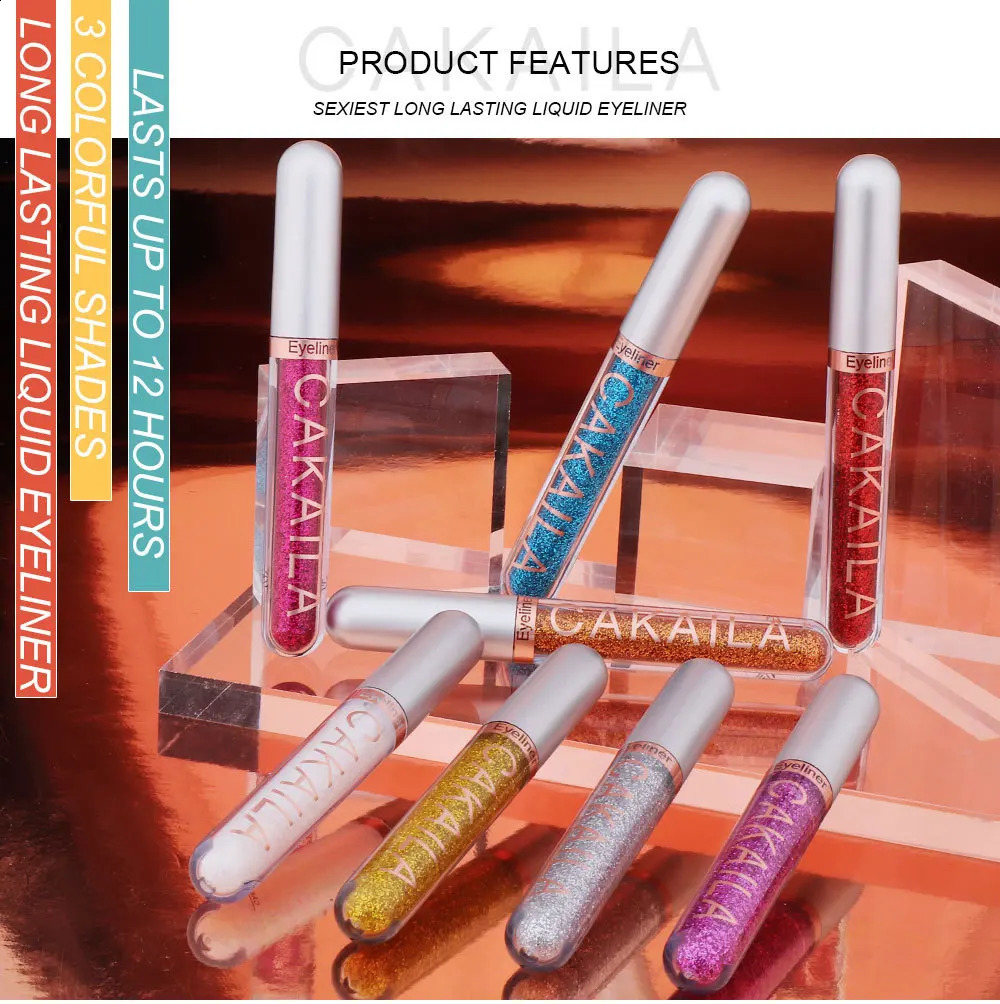 8color matte liquid eyeliner suit neon color pigment durable rust proof and waterproof suitable for women 250418
