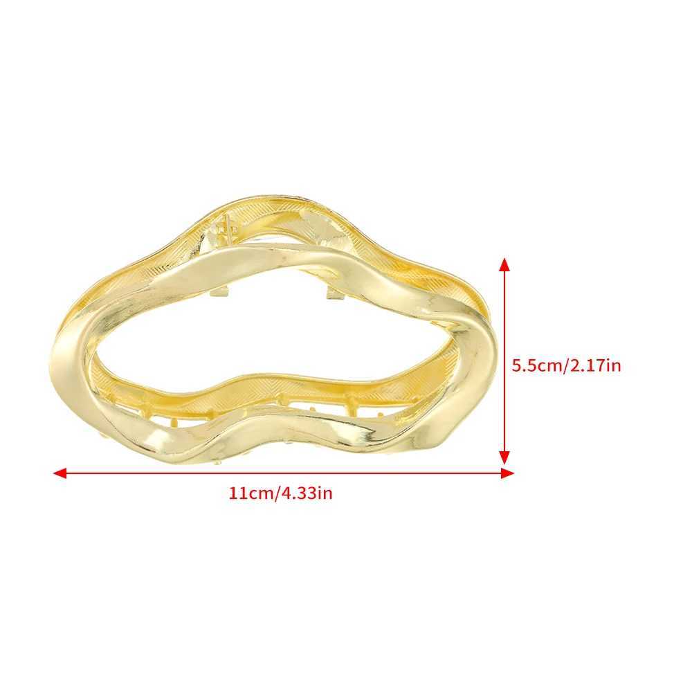 11cm alloy cloud hair claw female temperature shark clip crab gold silver fashionable hair clip crab headband accessoryT250425
