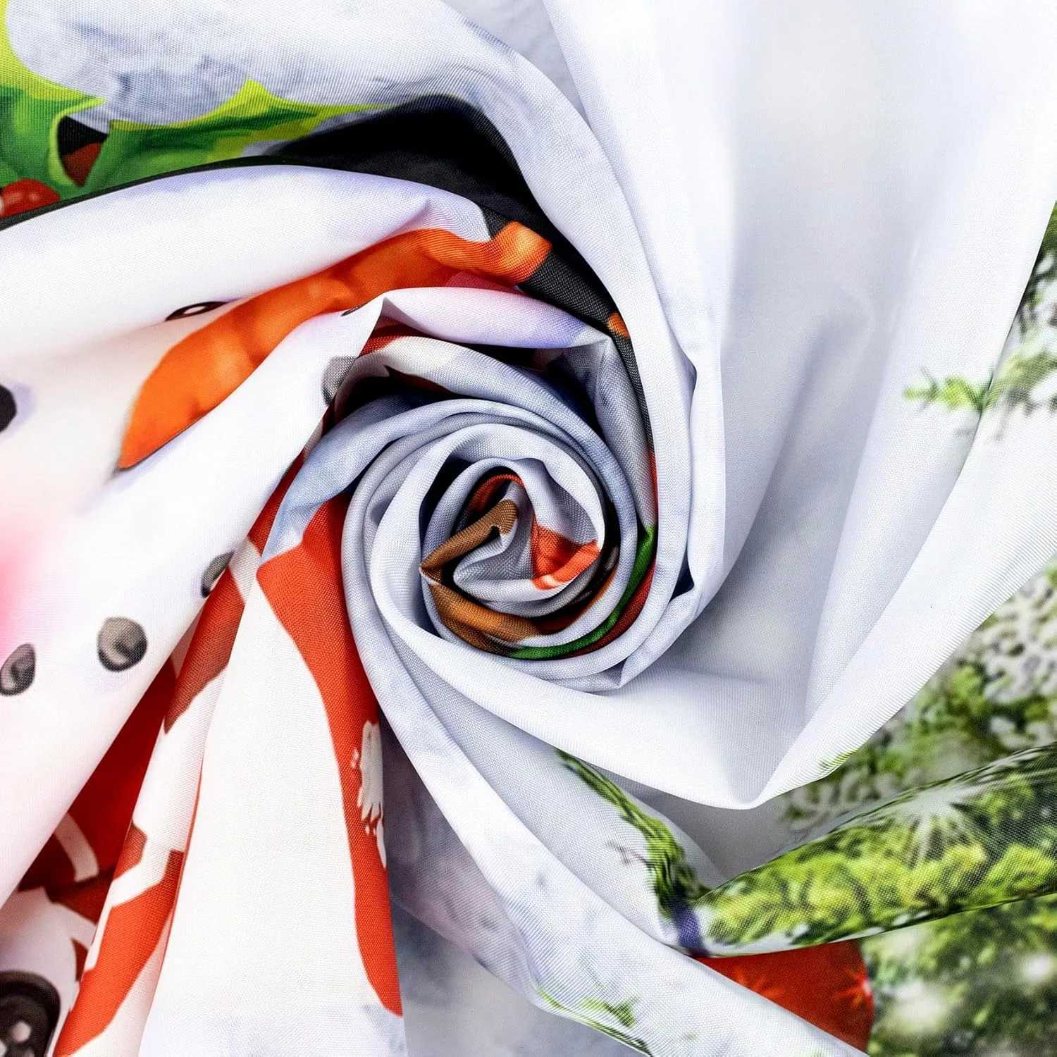 1pcs Christmas Snowman Print Tapestry Multi Size Living Room Wall Background Fabric Decoration Machine Washable Space PendantM251125