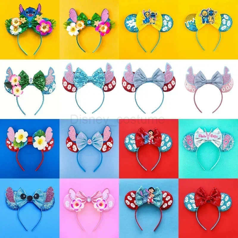 Disney Pixar Inside Out Ears Headband Girl Cartoon Joey Hair Accessories Female Disney Feeling Sad ANXIETY Bow Hair Childrens Role Playing X250425