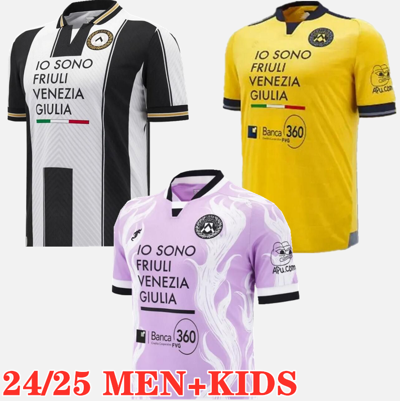 24/25 Udinese Calcio Soccer Jerseys BETO DEULOFEU BIJOL WALACE NESTOROVSKI UDOGIE NEHUEN 2024 2025 Football Shirt SAMIR PEREYRA OKAKA DEULOFEU man kids 000