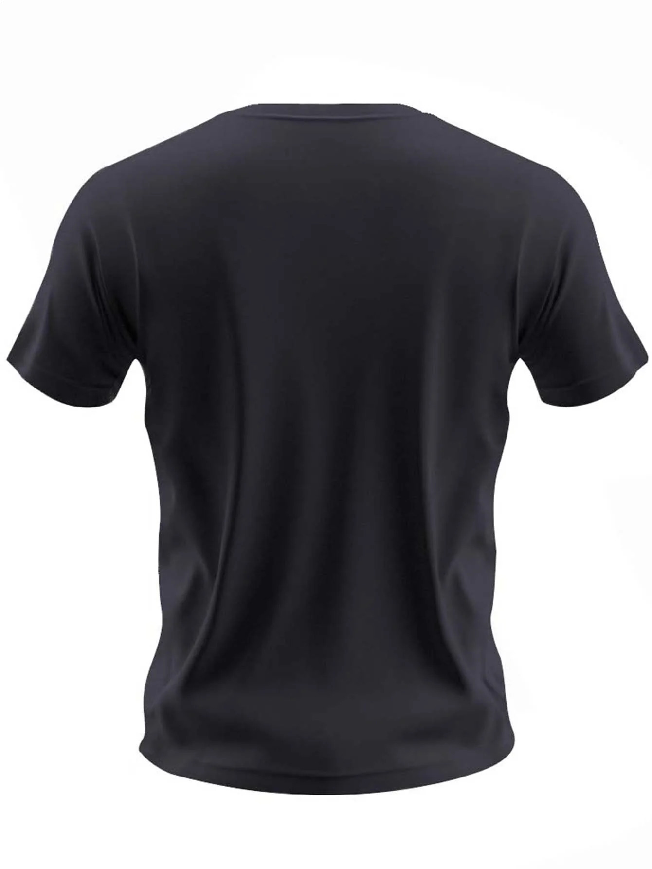 Summer mens 100 pure cotton casual loose large mountain and tree print sports comfortable round neck short sleeved Tshirt 250417
