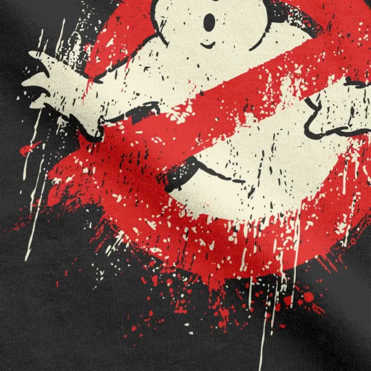 Classic Ghostbuster movie printed T-shirt for men 100% pure cotton summer short sleeved loose fitting womens T-shirt Harajuku oversized T-shirt W25042