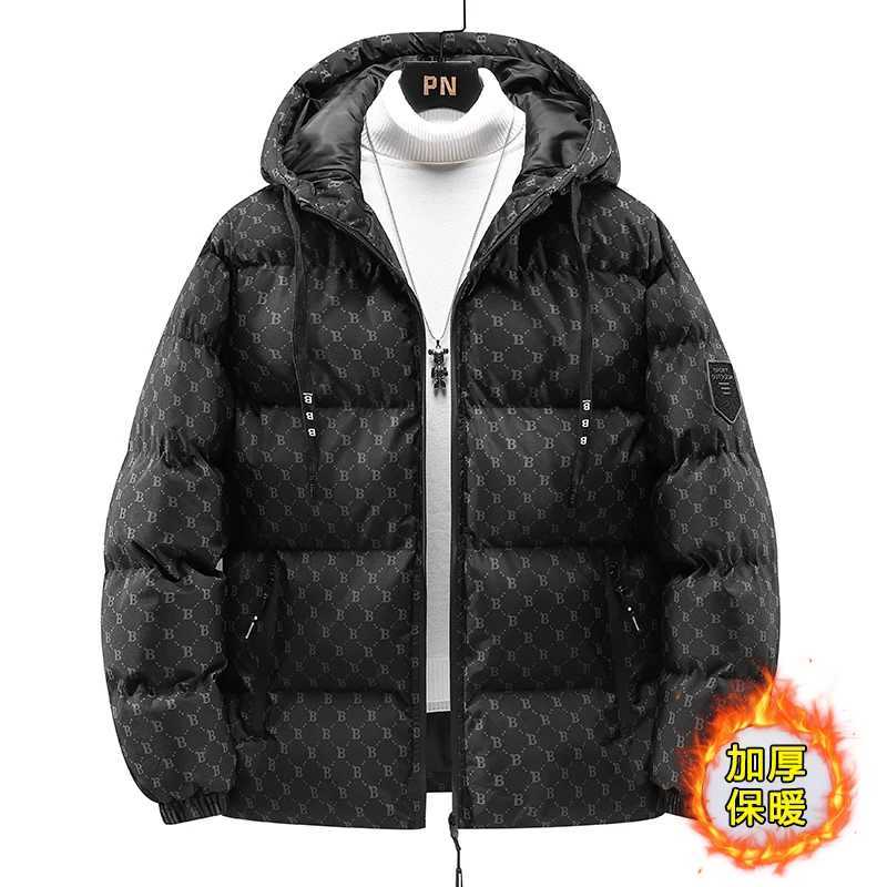 Autumn and Winter luxury Popular Quality Cotton Clothes for Men and Youth with Hat Printed Winter Essential Top H251220