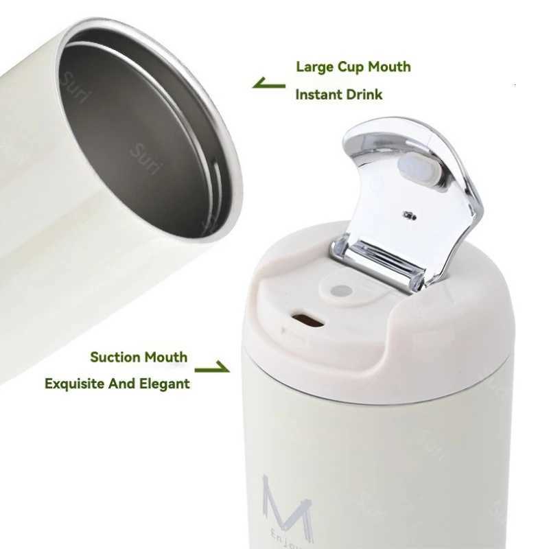 Stainless Steel 316 Vacuum Insulated Tumbler Cup with One Push Open Lid Leak Proof Thermal Flask for Hot And Cold Drinks Y251125