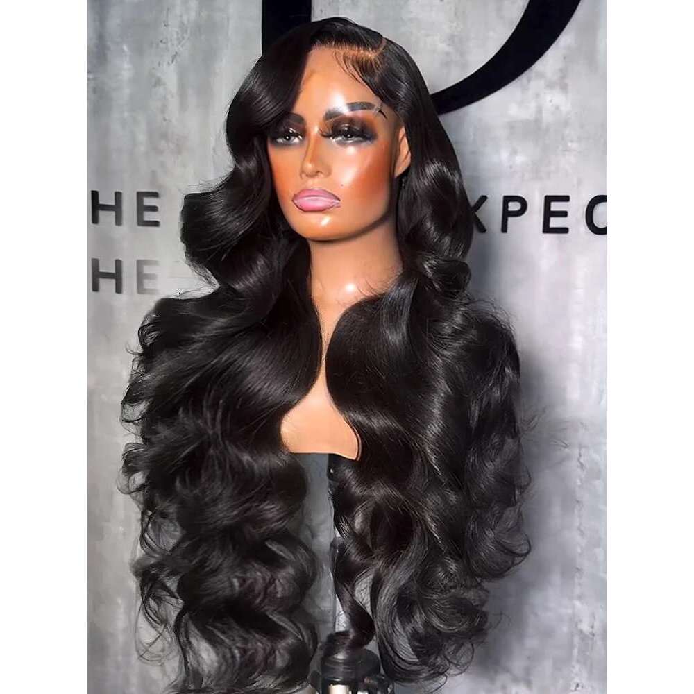 250 Density Body Transparent 13X6 13X4 Hd Frontal Human Hair Wigs Glueless 30 40 Inch Water Wave Lace Front Wig