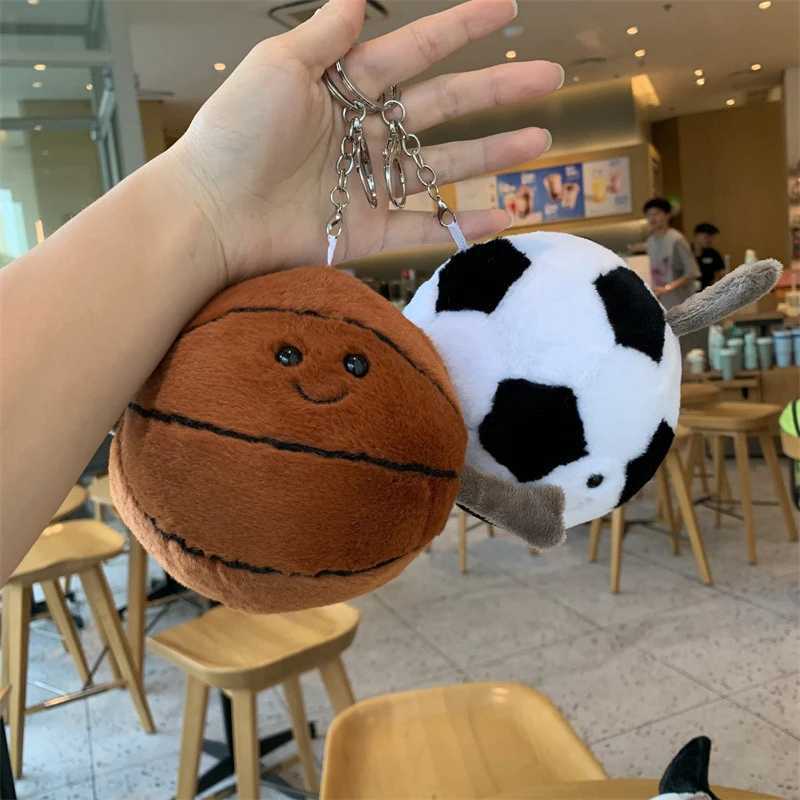 Cute Simulation Ball Series Plush Toy Cute Tennis Baseball Rugby Basketball Football Badminton Soft Pillow Kids Gifts Room DecorXJ251125