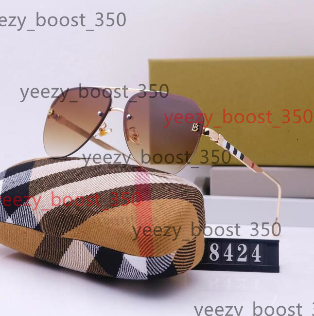 rectangle designer sunglasses man women unisex goggle beach sun glasses retro frame design uv400 with box very nice Burberrys Burberry2