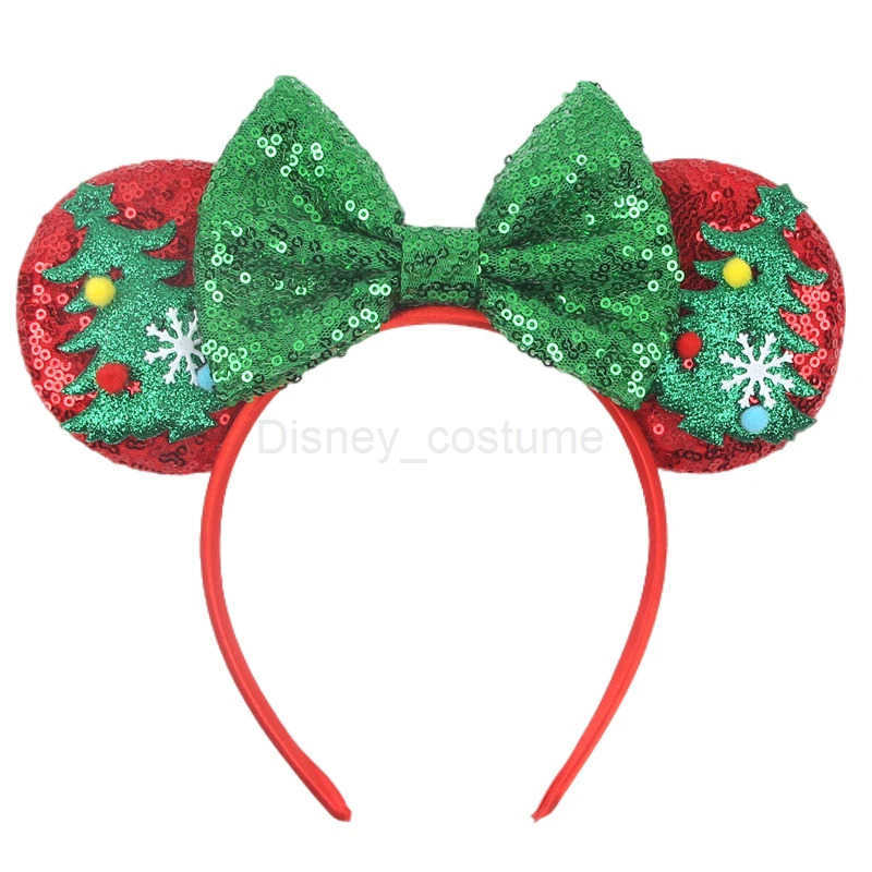 Disney Nieuwste Mickey Mouse Oren Hoofdband Childrens Adult Festival Party Pailletten Strik Haarband Vrouwen Baby Girl Party Haar Accessories X250425