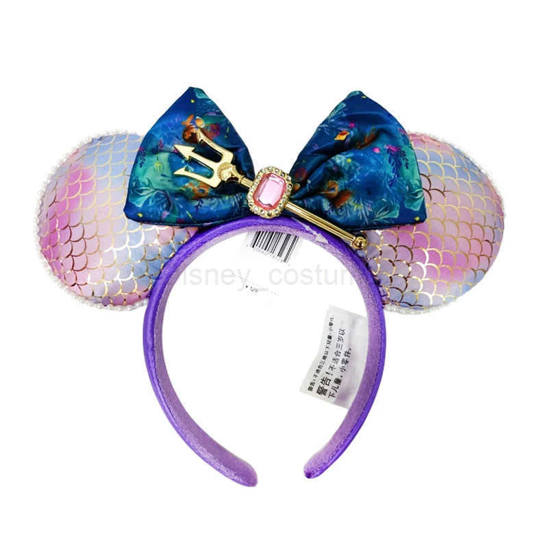 Disney World Minnie Childrens Ear Headbands for Women Disney Parks Mickey Adult/Women Disney Parks Leather Plush Glitter Role Playing Girls X250425