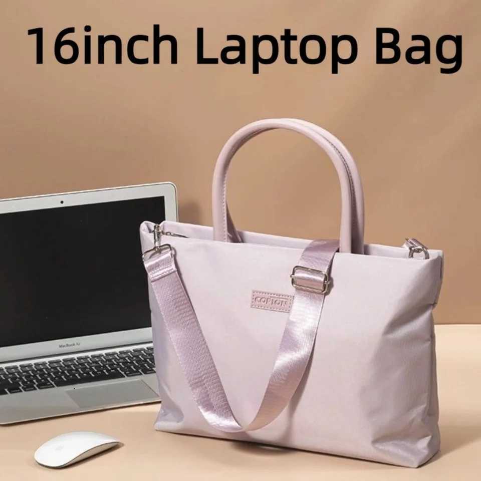 High Quality 16inch Laptop Bag Shockproof Airbag Water-resistant Laptop Sleeve Large Capacity Shoulder Straps Handbag BriefcaseT251125
