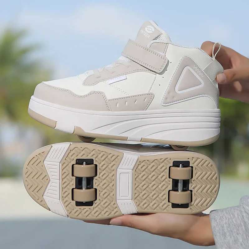 Roller Skate Shoes Kids Autumn Children Fashion Casual Sports Toy Birthday Gift Games Boys 4 Wheels Sneakers GirlsW251125 XJ260303