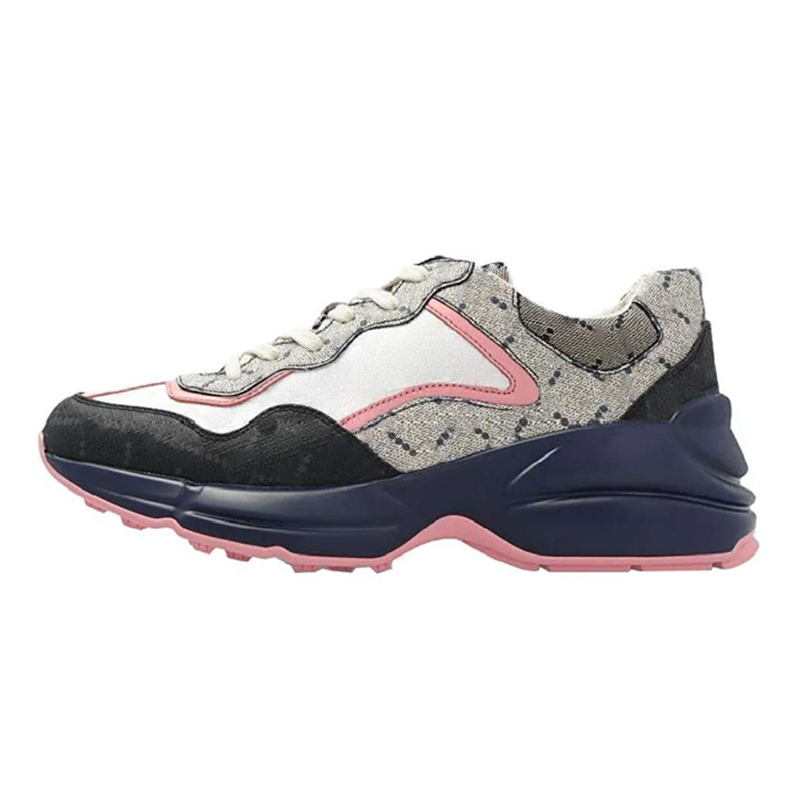 Rhyton designer sneakers shoes Rython sneaker Beige Ebony Epilogue Green Red Mouth White Pink SEGA White Yankees Blue Vintage Distresse975F#