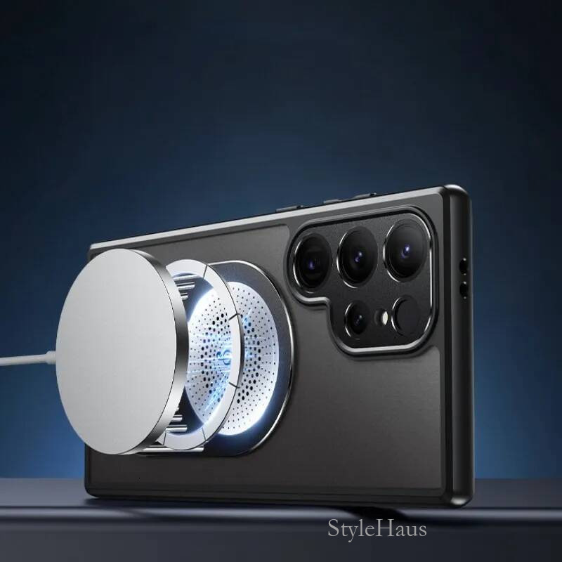 {Magnetic + aromatherapy} S25ultra/S24ultra mobile phone magnetic bracket case powerful heat dissipation long-lasting fragrance