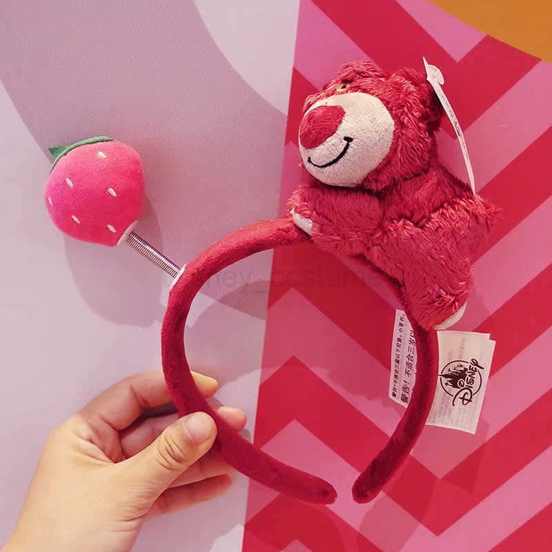 Disney Plush 3D Disney Ears Winnie The Pooh Headbands Cute Sewing Hair Girl Kawaii Lotso Hair Accessories Childrens Christmas Boys Gift X250425