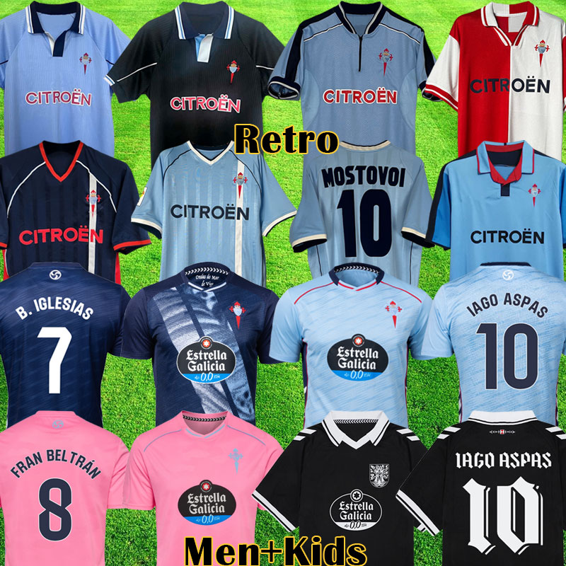 2025 2026 RC Celtas Vigos Soccer Jerseys Vintage Oliveira Dos Cen Anos IAGO ASPAS FRAN BELTRAN 25 26 football shirt 2001 03 Retro Celtas de Vigos kits 1997 98 MOSTOVOI